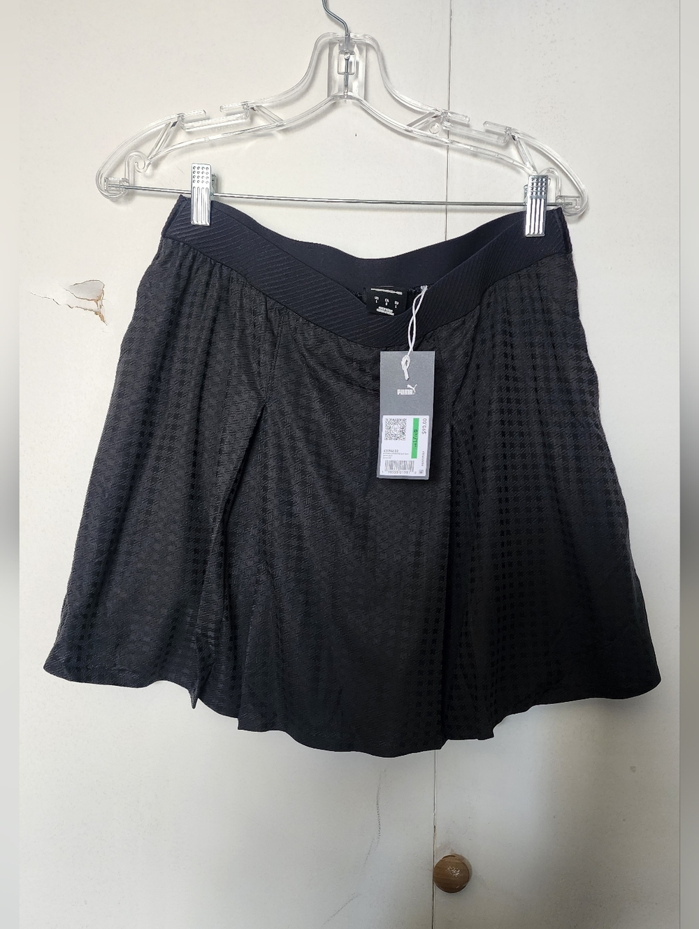 Puma X PORSCHE tennis Skort Black LARGE NWT RARE SOLD OUT